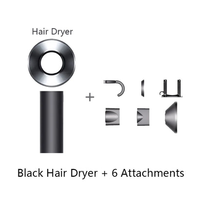 Diffuser Hairdryer Ionic Professional Electric Hair Dryer Heat Leaf Blow Drier With Diffuser Ion Leafless Air Blower 5in1 Woman.