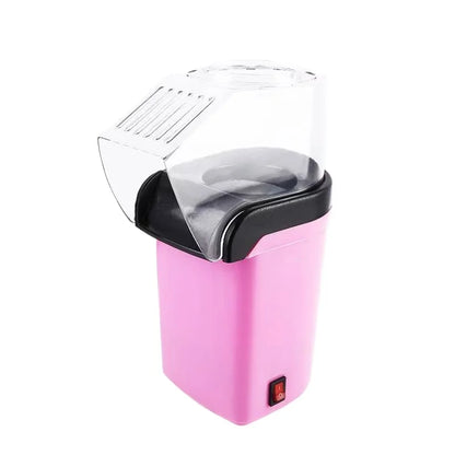 Electric Portable Popcorn Maker Fully Automatic Home Popcorn Popper Hot Air Popcorn Machine Healthy No Oil Mini Popcorn Maker.