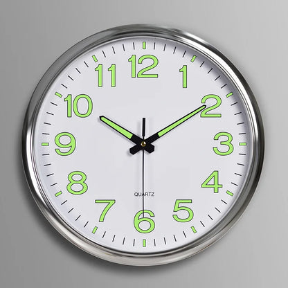 30cm Minimalistischen Wanduhr Moderne Design Glowing in the Dark Baby Zimmer Hängen Uhr Uhren Klok Nacht Wohnzimmer wohnkultur