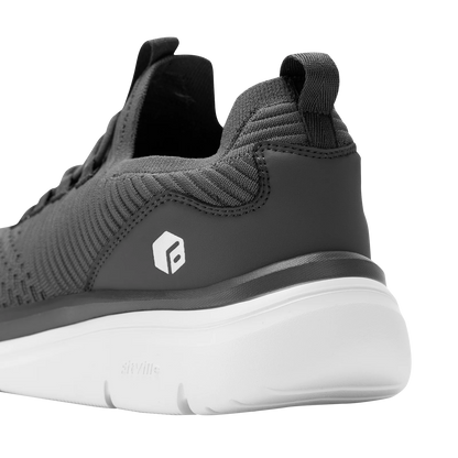 FitVille Herrenschuhe zum Hineinschlüpfen, leichte, breite Breite für Plattfüße, Plantarfasziitis, Fersenschmerzlinderung