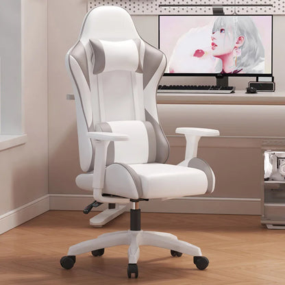 Computer-Bürostühle mit Rückenlehne, ergonomischer Gaming-Sessel mit drehbarer Silla-Heimbüromöbel für langes Sitzen