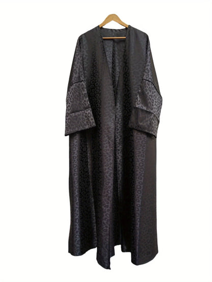 Middle Eastern Loose Abaya Muslim Women Full Sleeve Printed Abayas Casual Kaftans Jilbabs Islamic Maxi Dresses Ethnic Clothing.