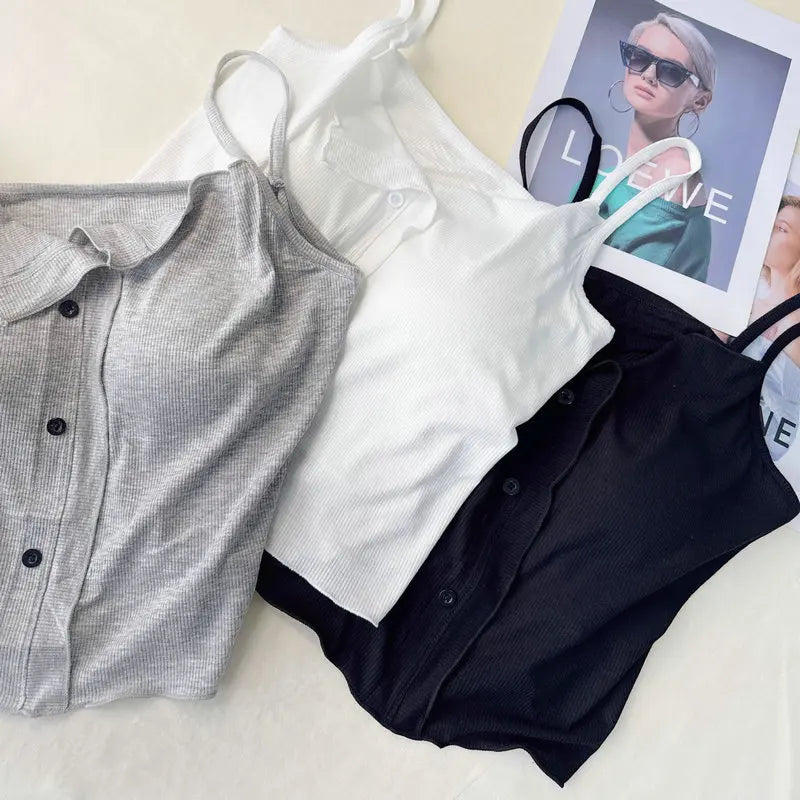 Conjuntos De Pijama Neue Sexy Baumwolle Sling Top Shorts Set Bh Pad Sommer Nachtwäsche Pyjamas Für Frauen Hause Tragen Nachtwäsche Anzug.