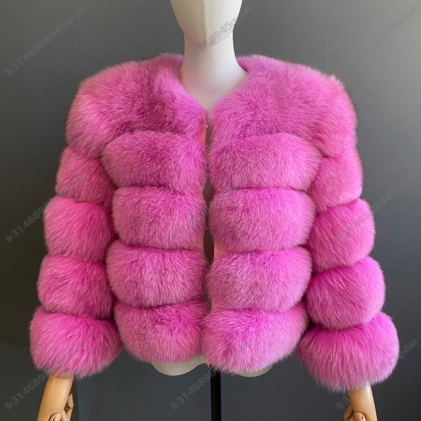 Damen Pelzmantel Damen Fuchspelzmantel Natürlicher Fuchsmantel Damen Werbeartikel Original echte europäische und amerikanische Modelle