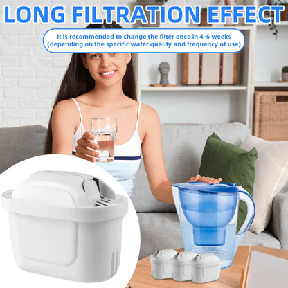 3-pack Water Filter Cartridge Water Filter Replacement for Maxtra+ Maxtra Plus Maxtra Mavea