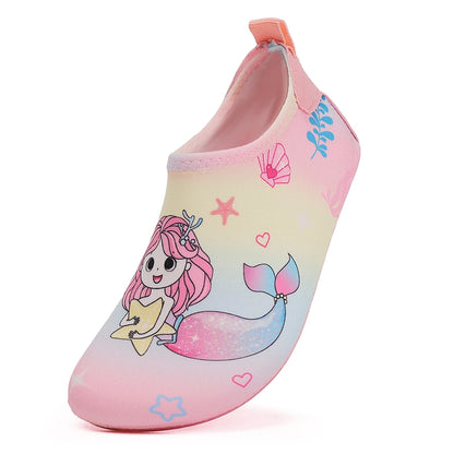 Children Beach Shoes Baby Soft Floor Indoor Slipper Snorkeling Swim Socks Boys And Girls Anti-Slip Home Barefoot Kids Slippers.