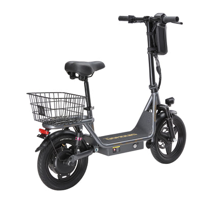 K14 Electric Scooter 500W Peak Motor, 14'' Tires,36V 15.6Ah Battery,32km/h Max Speed,50-60km Range,350W Rated Motor, Disc Brakes