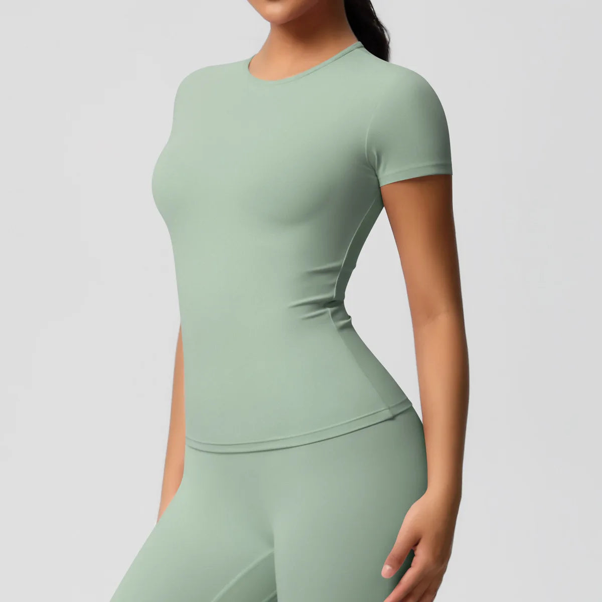 Yoga Suit Gym Sports Set Women Quick-Drying Fitness Set Female Tracksuit Running Workout Long Sleeve Sports Shirt Sportswear