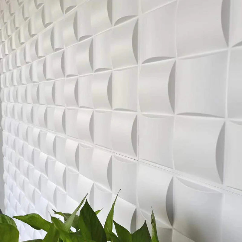 30x30cm 3D Wall Panel Geometric solid 3d Stone brick Living Room TV Background Decal Tile Mold 3D wall sticker bathroom kitchen