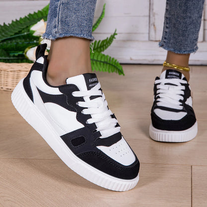 Women Shoes Skateboarding Shoes For Men Fashion Sneakers Lightweight White Black Sports Running Outdoor Casual Shoes Size36-46.