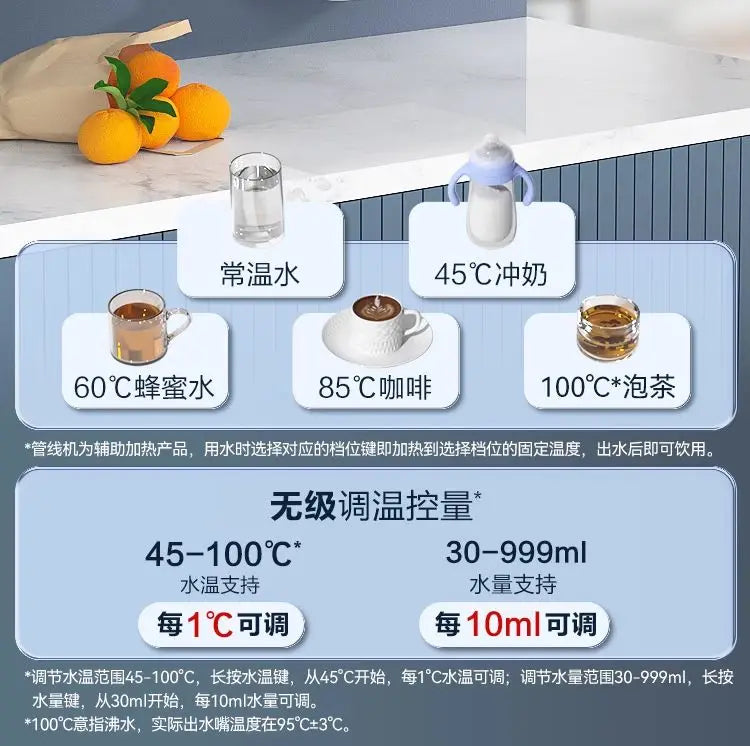 Supor reverse osmosis water purifier household direct drinking RO tap water filter kitchen water purifier genuine PR40