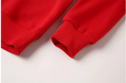 Men's Casual Pullover Custom Printed Embroidery Company Logo Clothing Fashion Winter Warm Sweater Solid Color Sweatshirt 4xl.