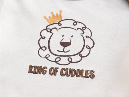 Kavkas 3 Teile/los Baby Body 100% Baumwolle Lion Print 3M 6M 9M 12M Neugeborene Mädchen Kleidung Sommer Körper Kleidung.