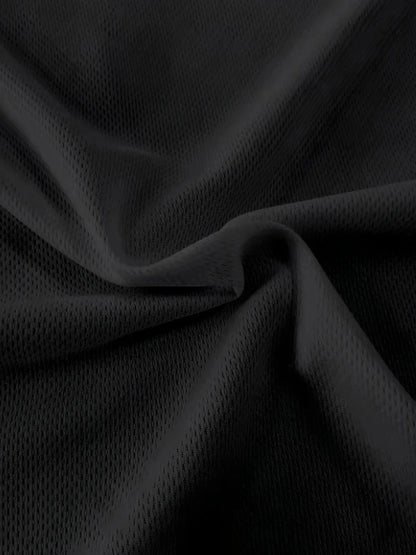 2025 Men's casual sports mesh set, summer T-shirt fashionable, comfortable and breathable lapel beach two-piece set.