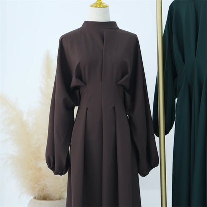 Ramadan Linen Abaya Dubai Turkey Islam Muslim Modest Dress Kaftan Prayer Clothes For Women Kebaya Robe Arabe Femme Musulmane