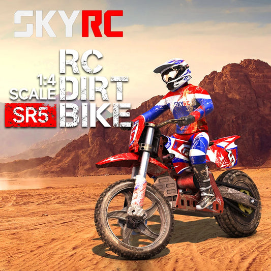 SKYRC SR5 Motorcycle RTR Brushless 1/4 Simulation RC Electric Remote Control Off-Road Cars Dirt Bike Adult Children's Toys.
