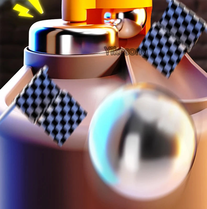 Educational Montessori Toy Multi-Layer Track Adventure Game Rail Rolling Ball Model Interactive Brain for Children Kids.