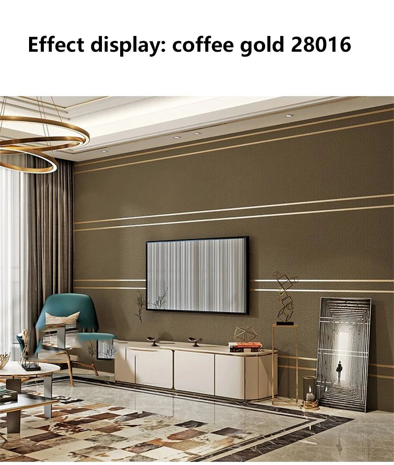 Hirschleder Samt Tapete Nordic Geometrische Muster Streifen Moderne Einfache Wohnzimmer TV Hintergrund Wohnkultur Vlies Wand Papier