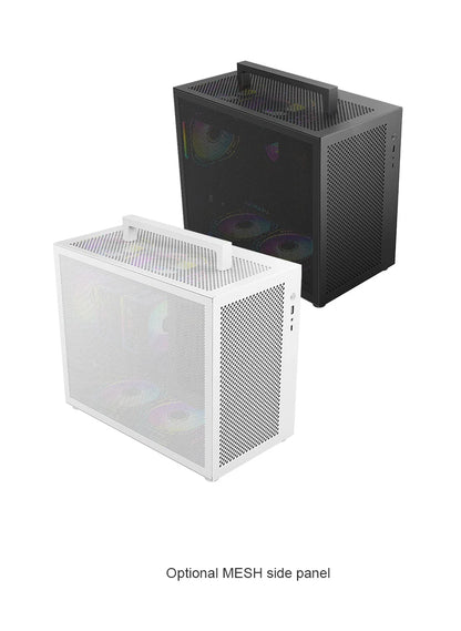 METALFISH S5 PRO 20L Computer Case Gaming PC Chassis Support MATX/ITX SFX/ATX PSU 160mm Tower /180 WaterCooling Cooler