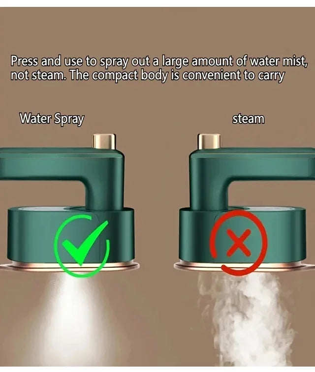 2-in-1 Handheld Steam Iron Garment Steamers Ironing Machine Travel Portable Ironing Machine Garment Ironing Machine Steamer.