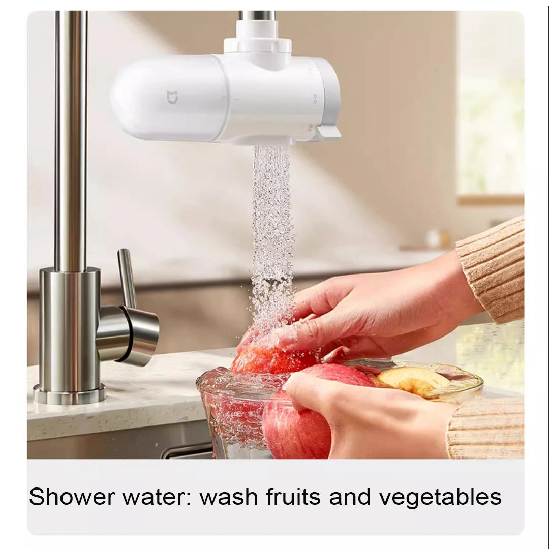2024 New XIAOMI Mijia Faucet Water Purifier 2 Household Kitchen Tap Visible Water Filter Activated Carbon Percolator System.