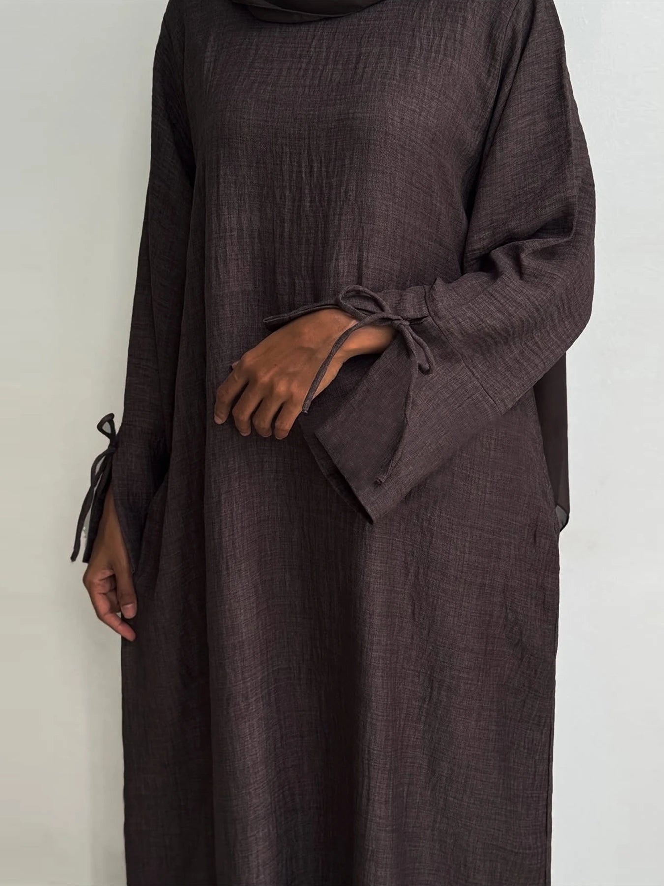 Muslim Abaya Women Dress Solid bow Jalabiya Eid 2025 Ramadan Morocco Islam Vestidos Largos Arab Long Robe Dubai Abayas Kaftan.