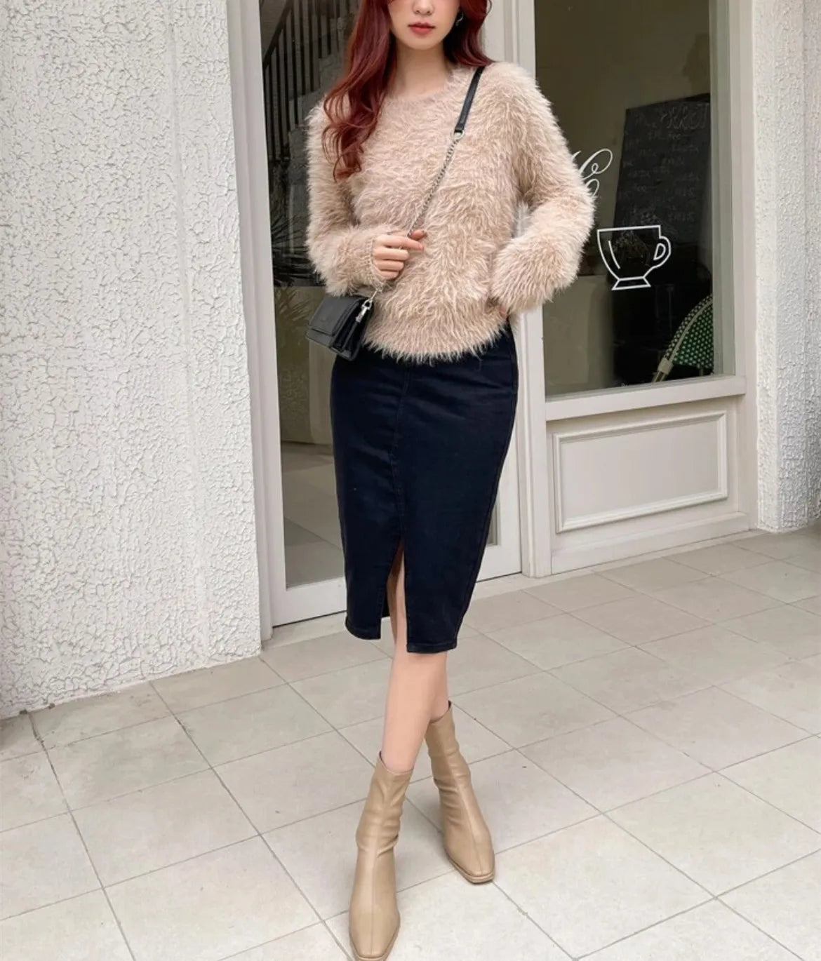 2025 Fashion Women Spring Autumn Knitted Sleeveless O-Neck Loose Pullover Sweater Tops Pull Ladies Winter Turtleneck Sweater.