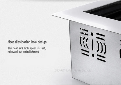 U-shaped electric oven Korean household non stick electric oven smokeless barbecue plate iron plate barbecue pot.