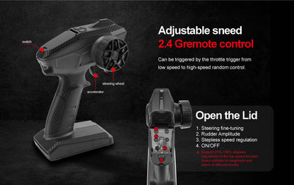 Teeggi 1/14 4WD High Speed Rc Off-road Car 100KM/H Brushless motor 3S Remote Control Truck Drift Racing Cars Toys For kid Gifts