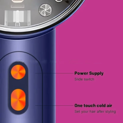 High-speed electric professional hair dryer negative ion hair care fast drying large wind power silent air blower hair dryer.