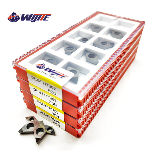 Pcd cbn dcgt070202 04 dcgt11t302 04 nc Werkzeug maschinen werden für Kupfer und Aluminium und andere Nichte isen metall dreh werkzeuge verwendet