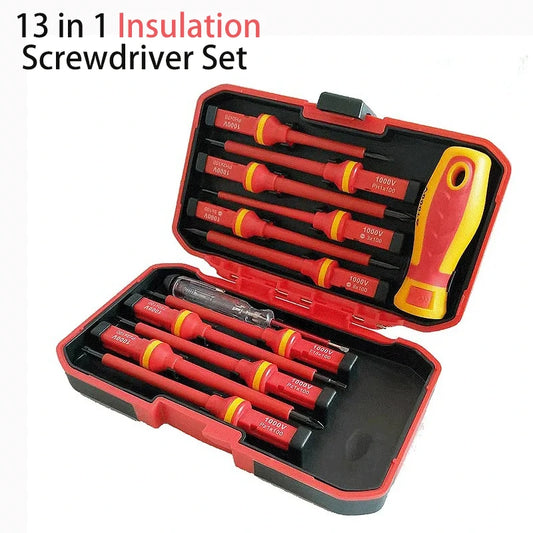 Magnetischer Schraubendreher-Satz Phillips Schlitz Torx Professional 1000 V isolierter CRV Elektriker Schraubendreher Bit Reparaturwerkzeuge
