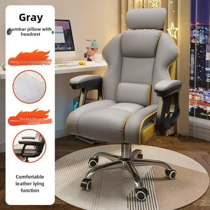 Bequemer Büro-Computerstuhl, universitätsschlafsaal, Schlafzimmer, Wohnzimmer, Spiel, Live-Streaming-Stuhl mit verstellbarer Rückenlehne