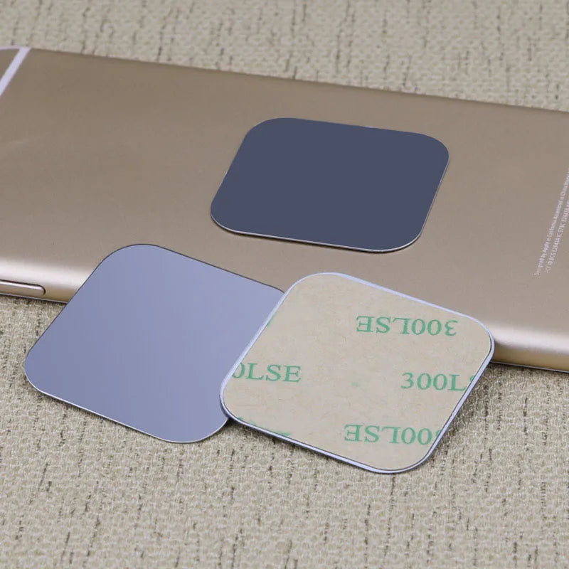 Metal Plate For Car Phone Holder Magnetic Universal Iron Sheet Disk Sticker Mount Mobile Phone Magnet Stand For IPhone.