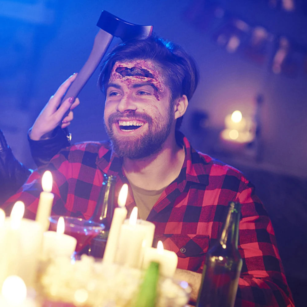 Halloween Haar Reifen Horror Blut gefälschte Axt Sägen Messer Gothic Stirnband Halloween Party Maskerade Cosplay Prop Dekor Zubehör.