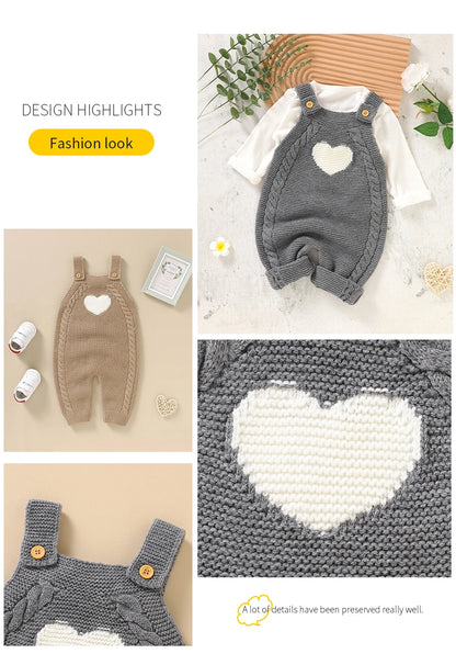 Baby Strampler Ärmellose Neugeborene Mädchen Gestrickte Strap Overalls Playsuits 0-18m Einem Stück Infant Outwear Overalls Kinder Kleidung.