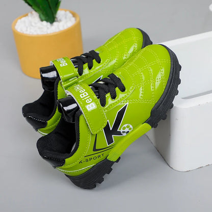 Soccer Cleats for Kids 2024 New Children Football Cleats Fashion Firm Ground Soccer Shoes.