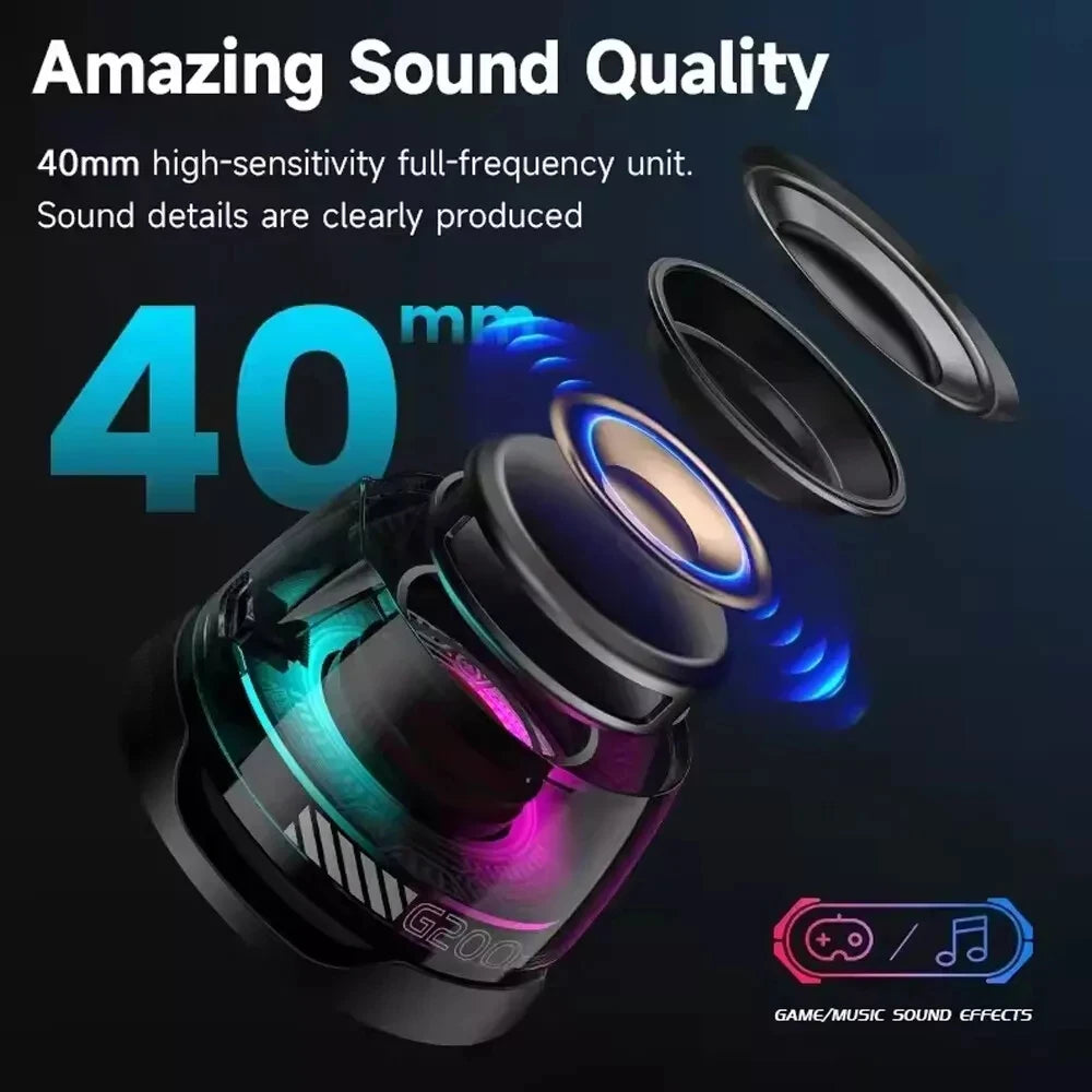 G200 Magnetic Portable Bluetooth 5.3 Speaker Mini Sound Box Multifunctional LED Color Light Stereo Soundbar Wireless Loudspeaker.