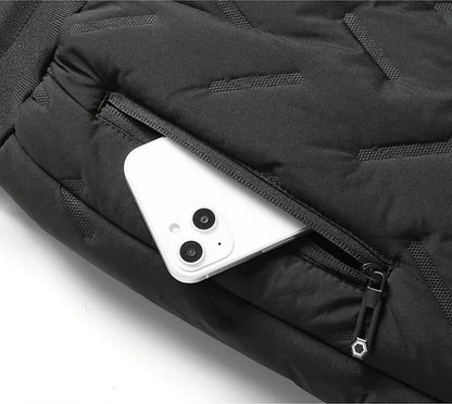 Men's down trousers autumn and winter new padded and thickened outdoor -20 degrees snow warm bottoms men's windproof Harem Pants.