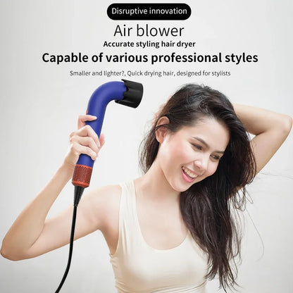 1400W pure original high-power hair dryer, dries hair quickly, lightweight body, low noise, comes with various types of nozzles.
