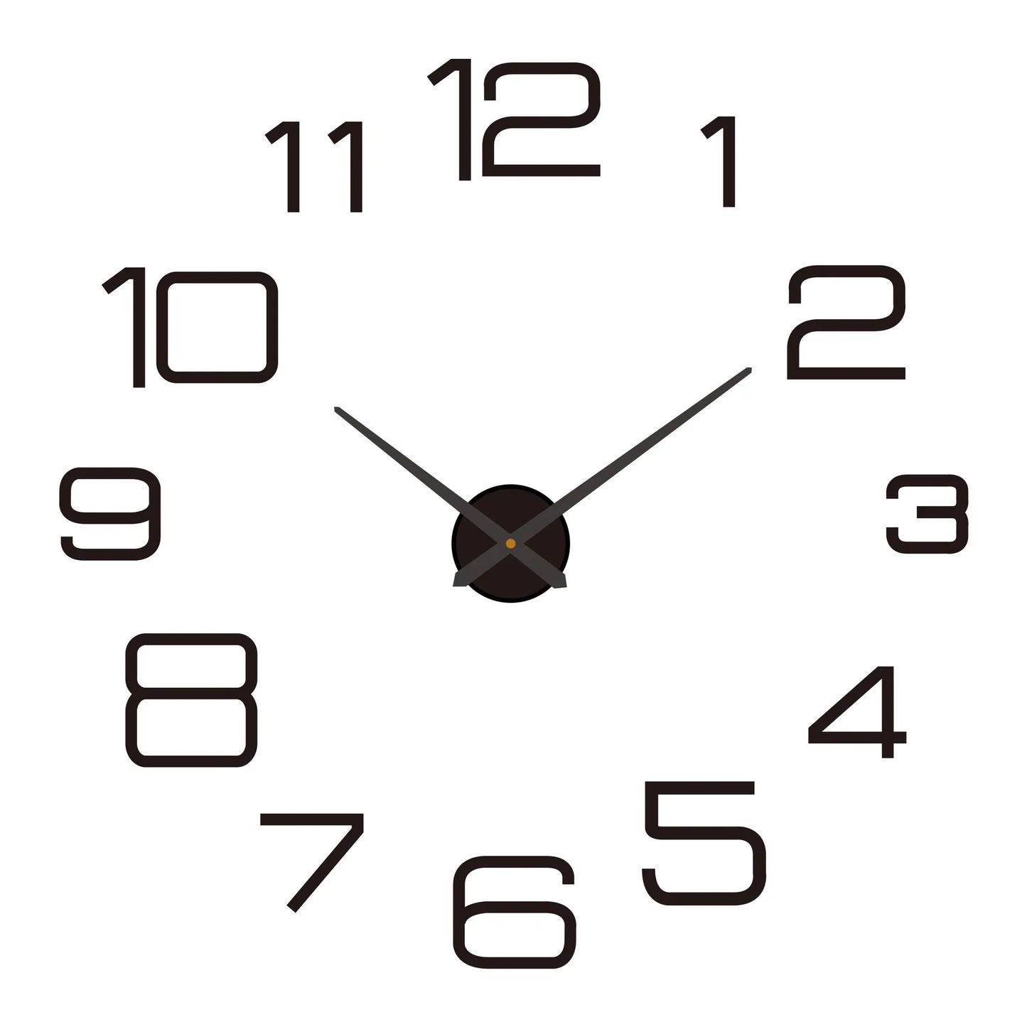 2D/3D Große Römische Ziffer Acryl Spiegel Wanduhr Aufkleber Mode DIY Quarz Uhren Uhr Hause Dekoration Wohnzimmer Aufkleber