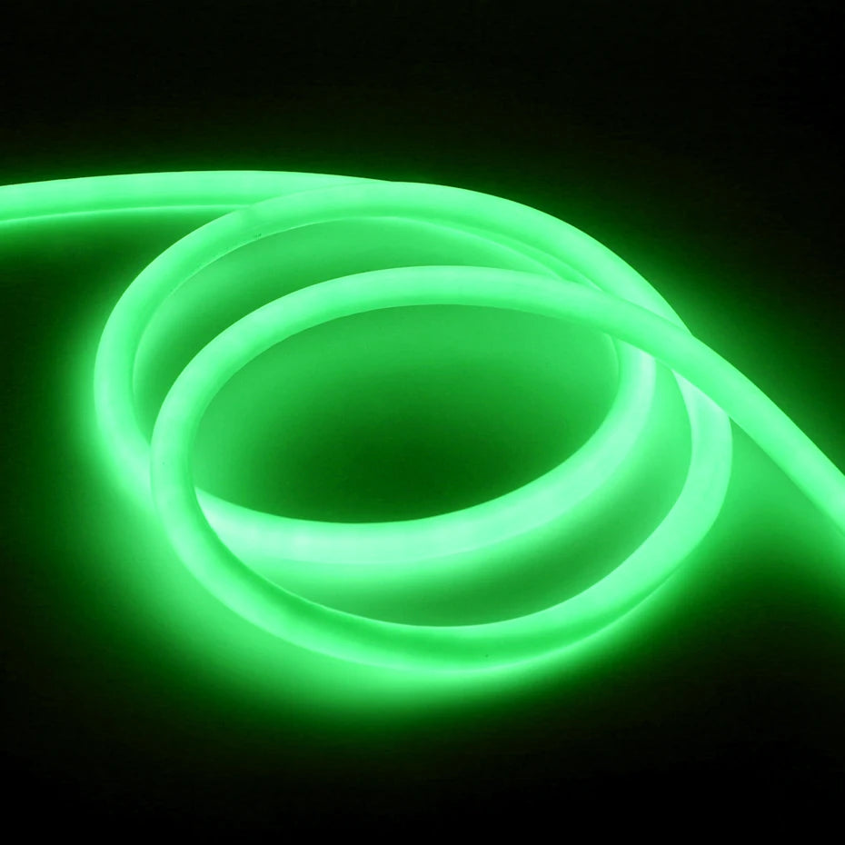 360 Round Tube 220V Flexible Rope Light 120leds/m LED Neon Light Strip  Cold White/Natural White/Red/Green/Blue/Pink Waterproof