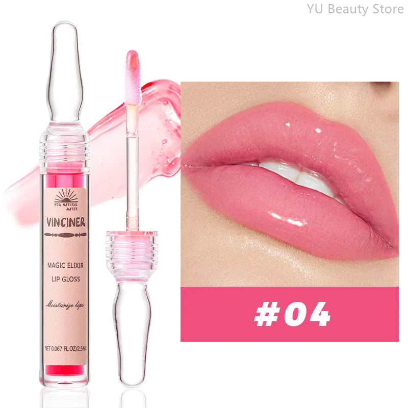 6 Colors Lip Plumping Gloss Instant Lip Plumper Extreme Volume Serum Oil Moisturizing Sexy Plump Lips Korean Makeup Products