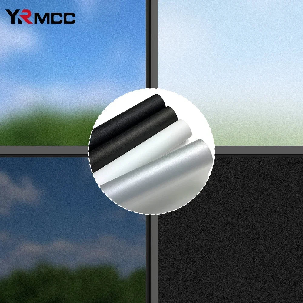 Car Window Matte Film Electrostatic Adsorption Frosted Anti Look Film Self Adhesive Scratch-resistant Sticker Car Accessories.