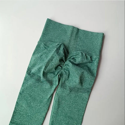 Nahtlose Damen-Leggings mit hoher Taille, schnell trocknend, elastisch, für Yoga, Fitness, Fitnessstudio, Jogginghose, Push-up-Leggings, Sportbekleidung