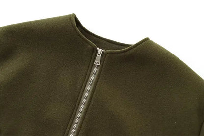 Jacken Herbst Damen 2025, neuer schicker lockerer Damenmantel, elegante Mode, Straße, warmer Jugendmantel