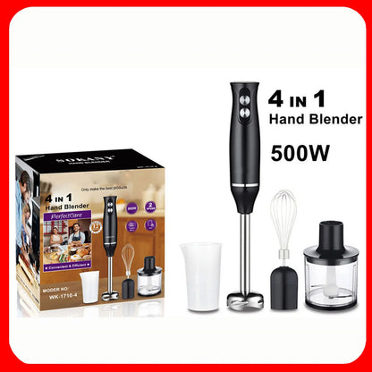 4 in 1 Electric Blender, 304 Stainless Steel Material, Suitable for Kitchen Food, Baby Food..