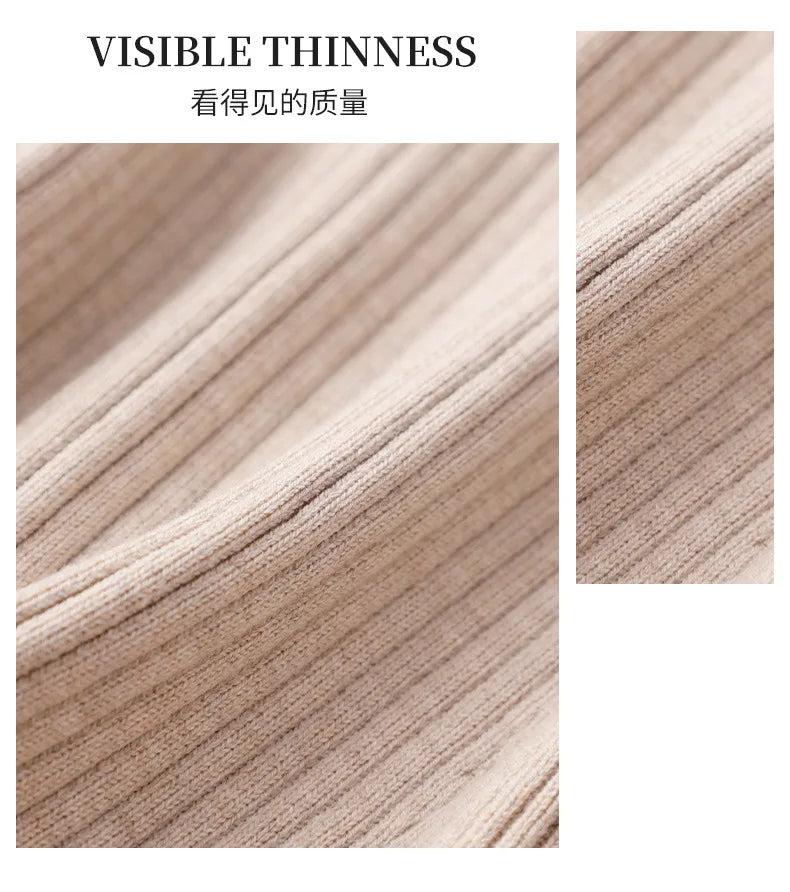 Yuyue Autumn and Winter Silk Cashmere Blended Turtleneck Sweater Women's Korean Version Fashion Slim-fit Pullover Long-sleeved F.