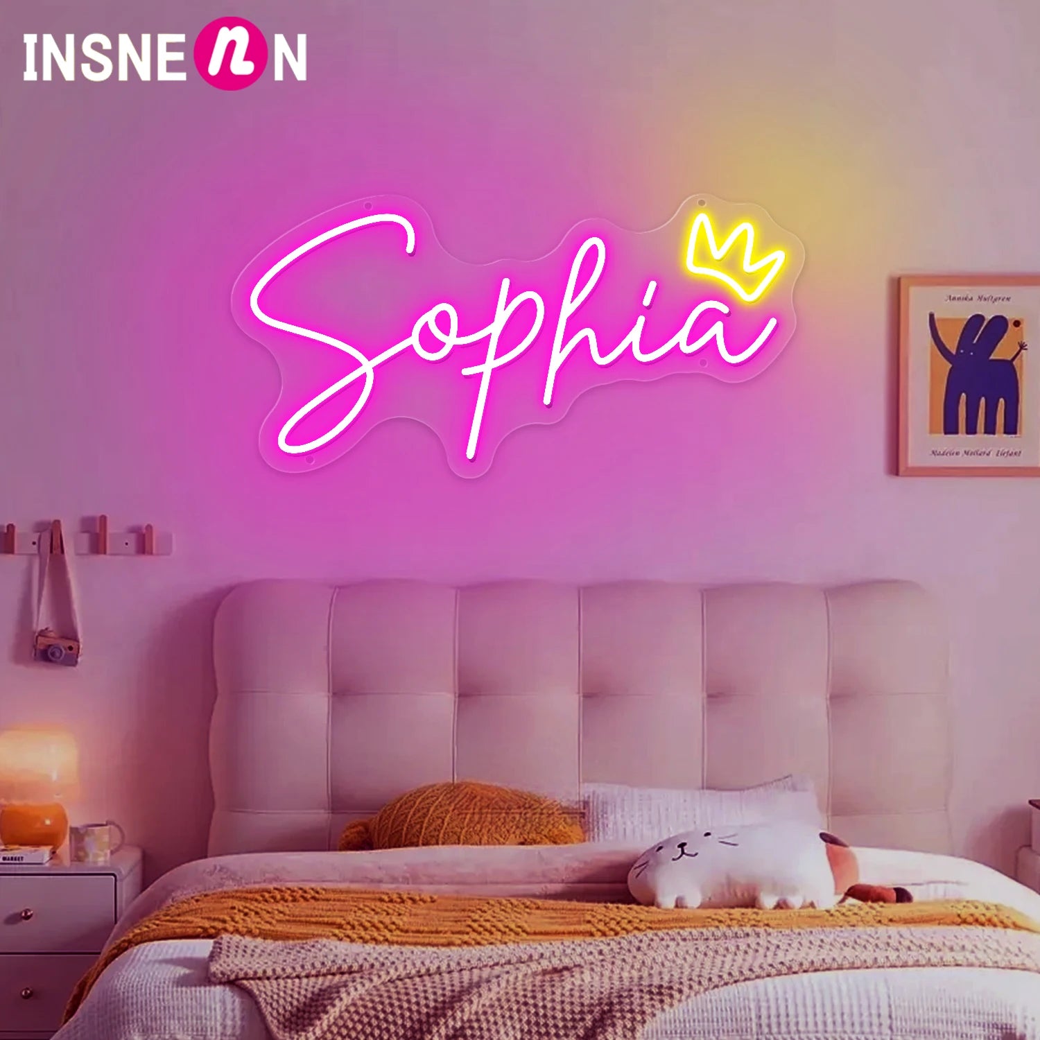 Custom Led Name Sign Gift for Kid Custom Name Signs Teenage Gift Led Neon Sign for Wall Decor Bedroom Decor Personalized Gifts.