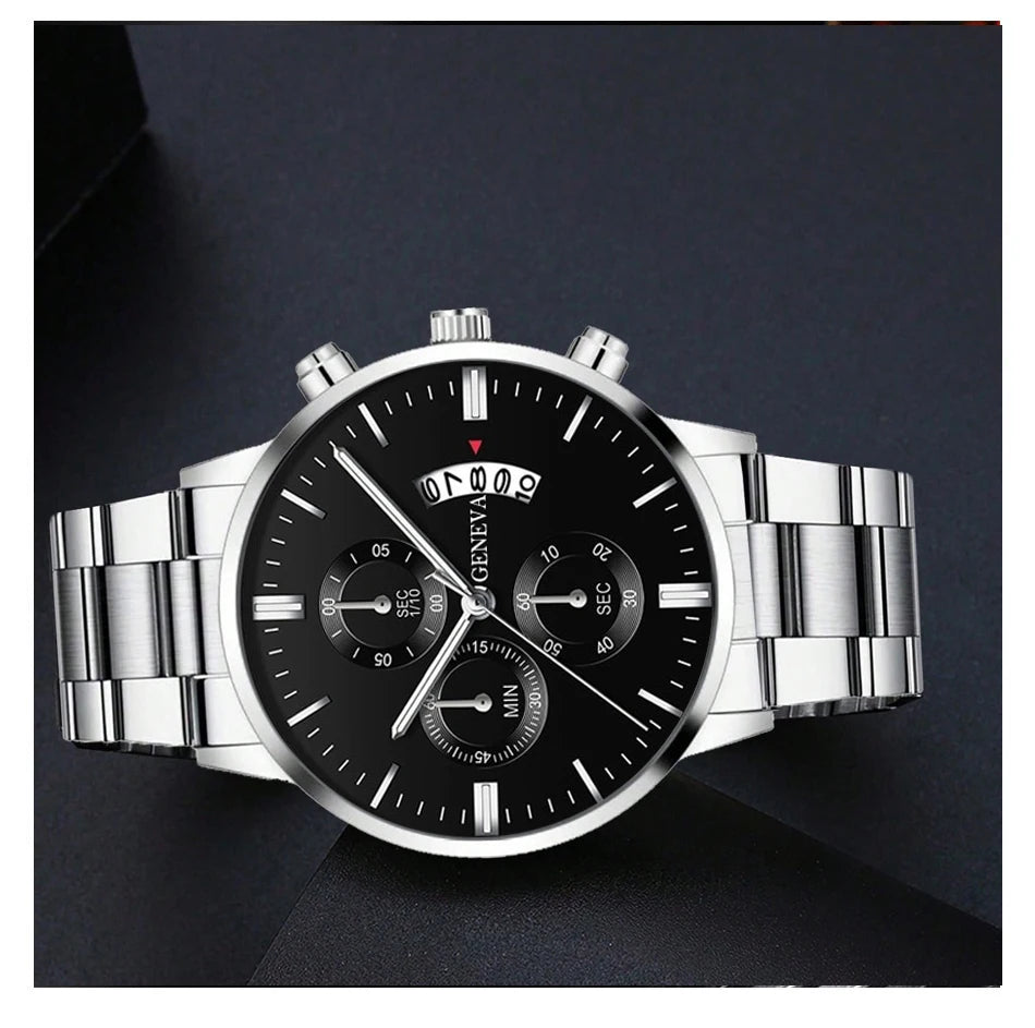 Fashion Men Watch Luxury Calendar Quartz Wrist Watch Business Watches Man Clock Male Bracelet Wristwatch.